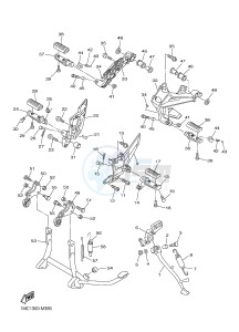 FJR1300A FJR1300-A FJR1300A ABS (B888) drawing STAND & FOOTREST