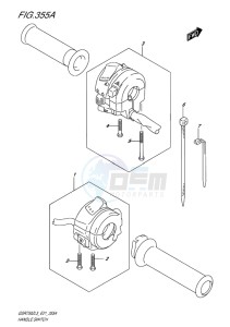 GSR750Z EU drawing HANDLE SWITCH