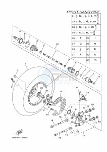 YFM700FWAD (BFE4) drawing REAR WHEEL 2