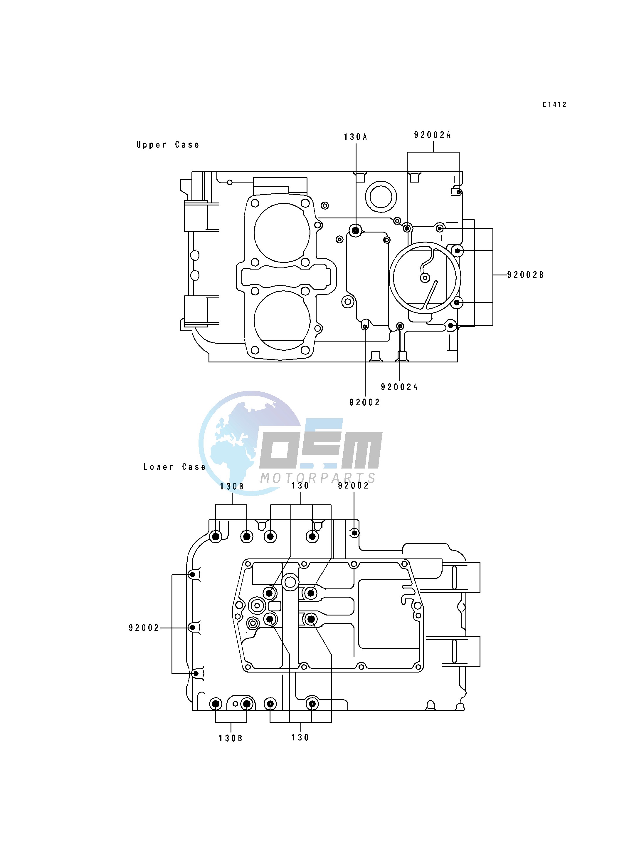 CRANKCASE BOLT PATTERN