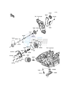 NINJA H2 / NINJA H2 CARBON ZX1000XHF XX (EU ME A(FRICA) drawing Oil Pump