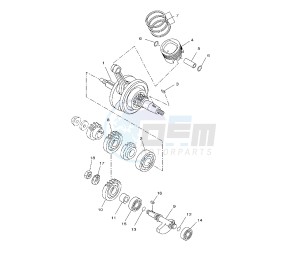 WR X 125 drawing CRANKSHAFT