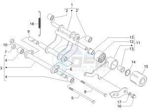 Runner 125 VX 4t Race drawing Swinging arm