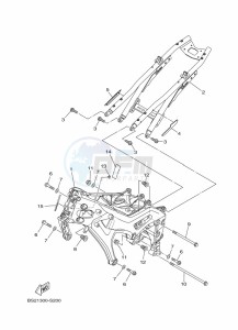 MT-09 MTN850-A (BS2V) drawing FRAME