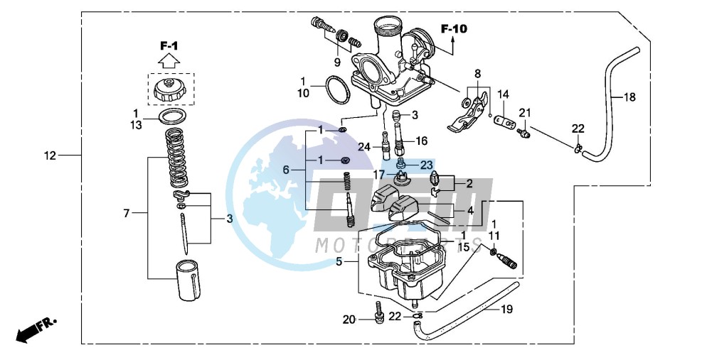 CARBURETOR (CRF100F)