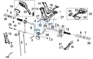 JOYMAX 125i drawing FRONT WHEEL