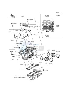 Z300 ER300AGF XX (EU ME A(FRICA) drawing Cylinder Head