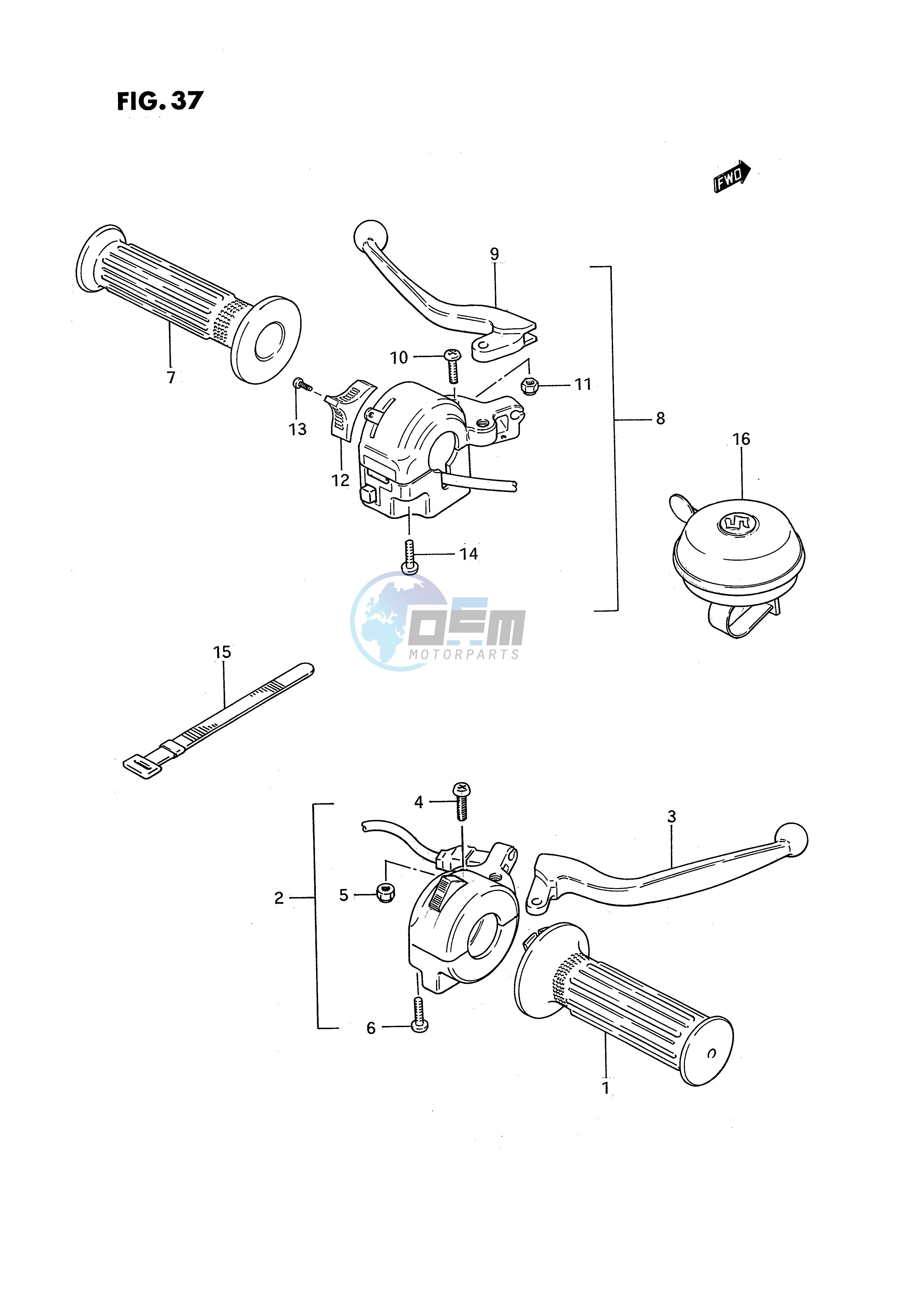 HANDLE SWITCH (E15)