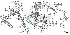 XL700VA9 Europe Direct - (ED / ABS) drawing EXHAUST MUFFLER