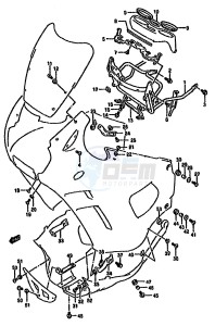 GSX750F (K-T) drawing INSTALLATION PARTS