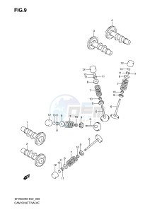 SFV650 (E2) Gladius drawing CAMSHAFT   VALVE