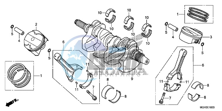 CRANKSHAFT/PISTON