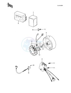 KLT 200 A [KLT200] (A4-A4A DUCKSTER) [KLT200] drawing IGNITION_GENERATOR_REGULATOR