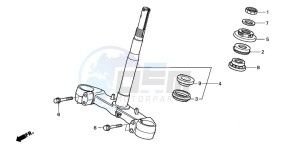 FJS600D SILVER WING drawing STEERING STEM