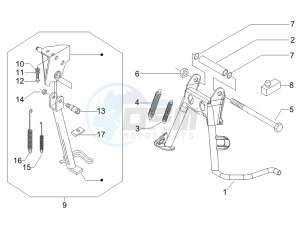 Liberty 125 4t Delivery e3 Single drawing Stand