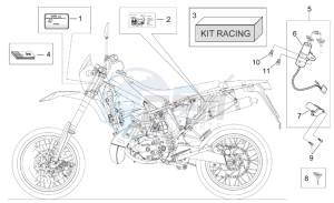 MX 125 supermotard drawing Plate set and handbooks