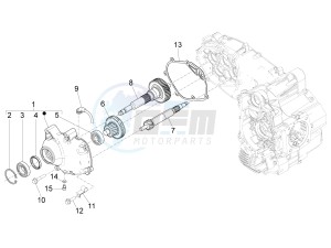 Fuoco 500 4t-4v ie e3 LT 800 drawing Reduction unit