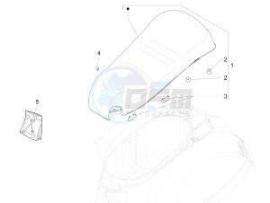 GTS Super 150 ie 4T 3V (APAC) (Au, Ex, Jp, Ri, T, V) drawing Saddle/seats