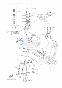 XTZ690 TENERE 700 (BFF2) drawing FRONT MASTER CYLINDER