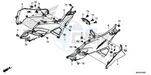 NC750XAG NC750X Europe Direct - (ED) drawing SIDE COVER