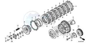 NC750XE NC750X Europe Direct - (ED) drawing CLUTCH ( NC750X/ XA)