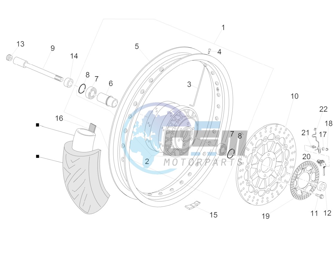 Front wheel I