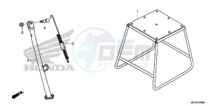 CRF450XE CRF450R Europe Direct - (ED) drawing STAND