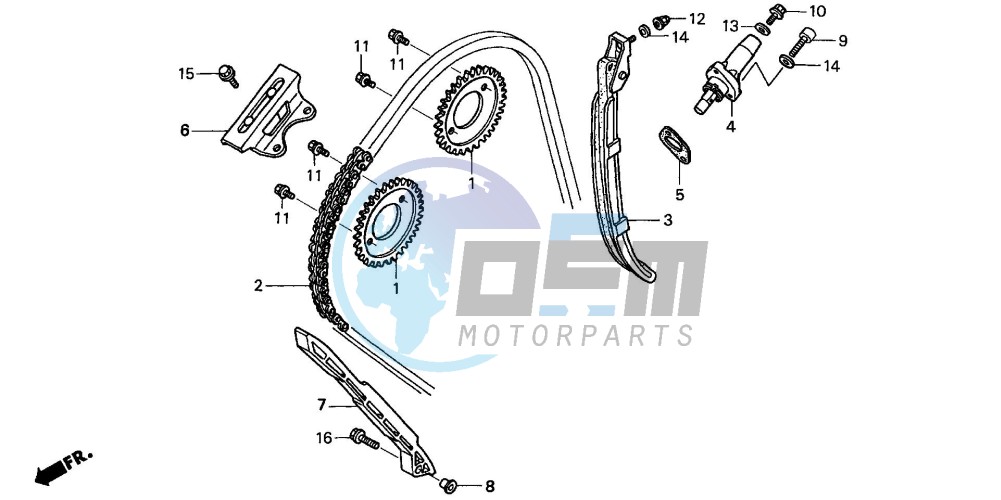 CAM CHAIN/TENSIONER