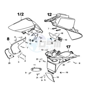 FIGHT RW3 drawing FENDERS