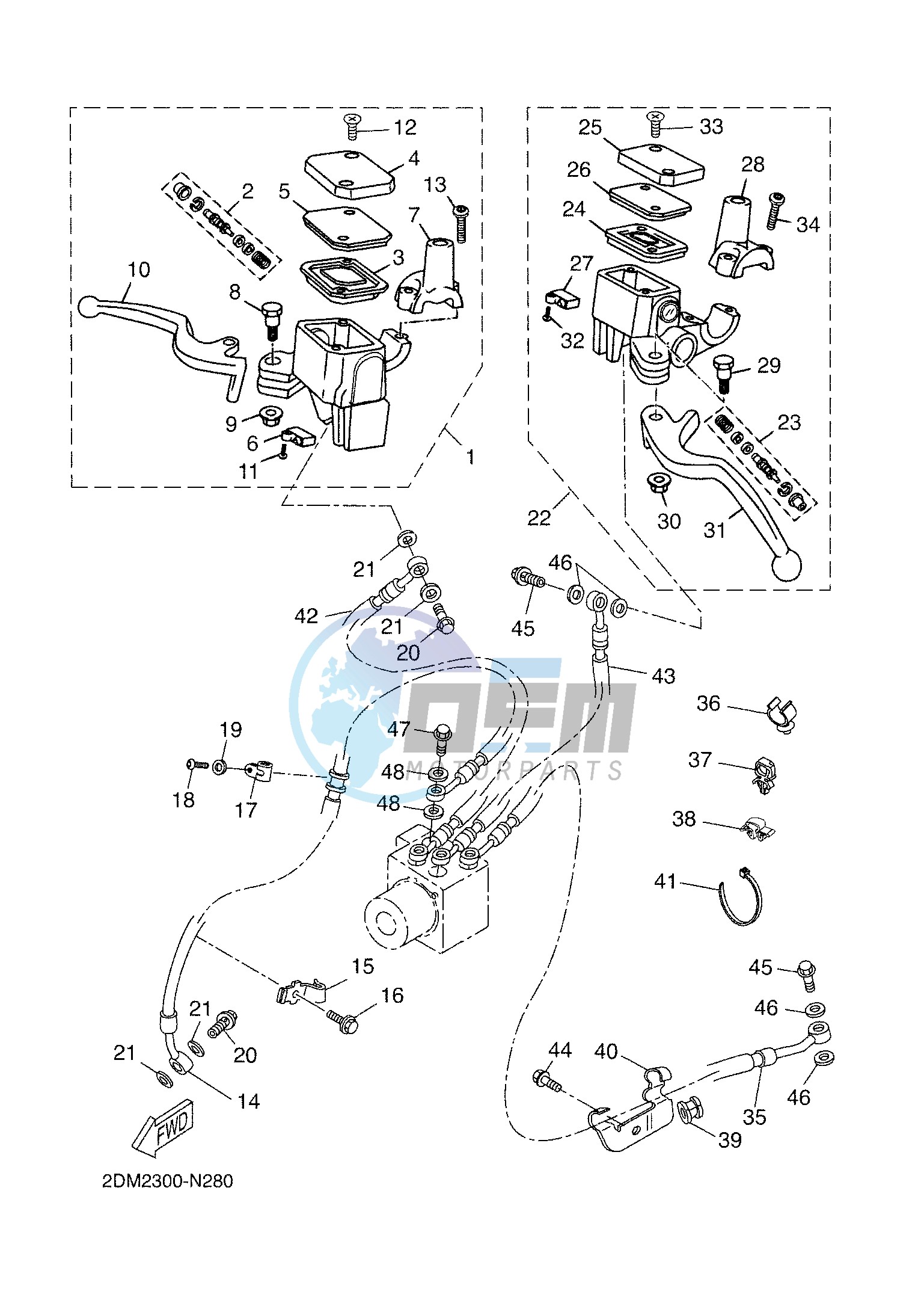 FRONT MASTER CYLINDER