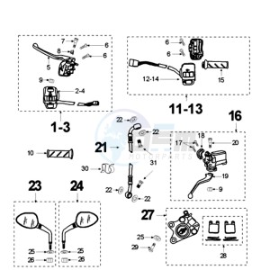 VIVA SL2A BE drawing BRAKE SYSTEM *AJP*