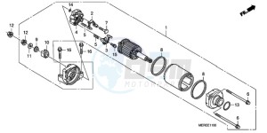 CBF600NA9 UK - (E / ABS MKH) drawing STARTING MOTOR