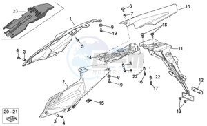 RXV-SXV 450-550 Enduro-Supermotard drawing Rear Body I