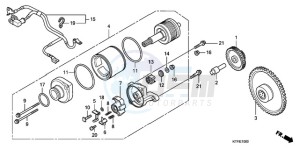 SH1259 France - (F / CMF) drawing STARTING MOTOR