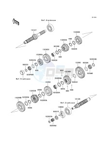 VN 1600 G [VULCAN 1600 NOMAD] (6F) G6F drawing TRANSMISSION