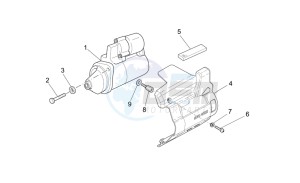 Griso V IE 850 drawing Starter motor