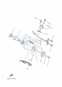 YFM450FWB KODIAK 450 (BJ5X) drawing CAMSHAFT & CHAIN