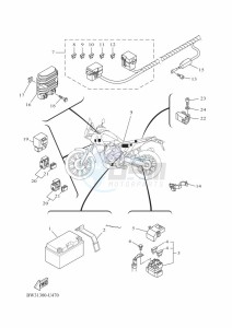 XTZ690D-B TENERE 700 (BEH4) drawing ELECTRICAL 1