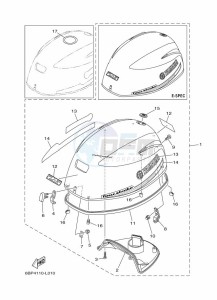 F25DETL drawing TOP-COWLING