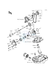 NINJA ZX-10R ABS ZX1000KFFA FR XX (EU ME A(FRICA) drawing Oil Pump