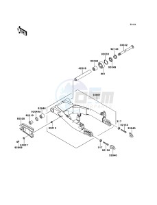 W800 EJ800ACF GB XX (EU ME A(FRICA) drawing Swingarm