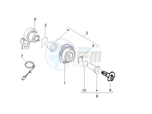 Liberty 125 4t ptt (I) Italy drawing Locks