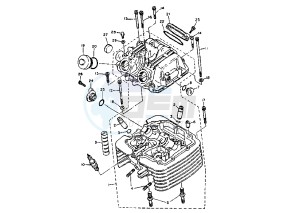 TT E 600 drawing CYLINDER HEAD