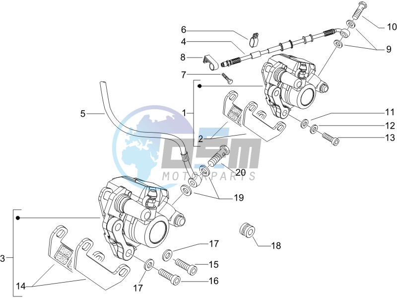 Brakes hose  - Calipers