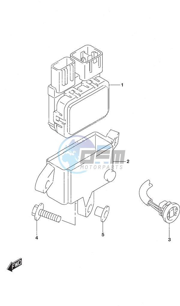 PTT Switch Remote Control w/Power Tilt