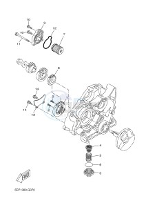 WR125R (22B7 22B7 22B7) drawing OIL PUMP