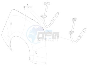 PRIMAVERA 125 4T 3V IE ABS-NOABS E3-E4 (EMEA) drawing Windshield - Glass