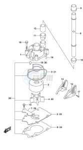 DF 250AP drawing Water Pump