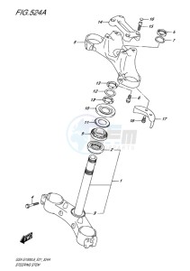 GSX-S1000 EU drawing STEERING STEM