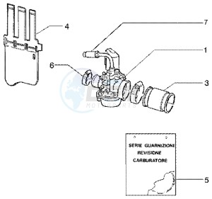 Runner 50 SP drawing Carburettor